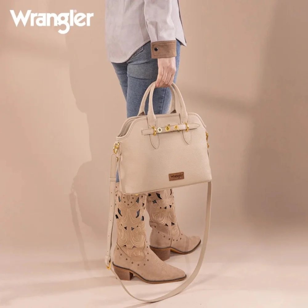 Wrangler Top Handle Tote/Crossbody - Tan